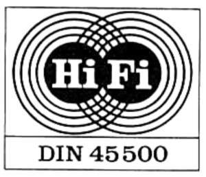 HiFi DIN-Norm 45500